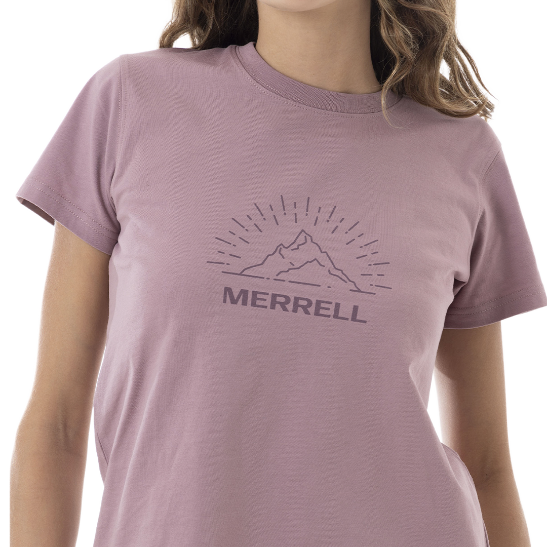 Camiseta Elements para mujer color mauve