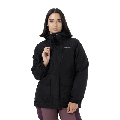 Jacket 3 en 1 Ezeo para mujer color negro