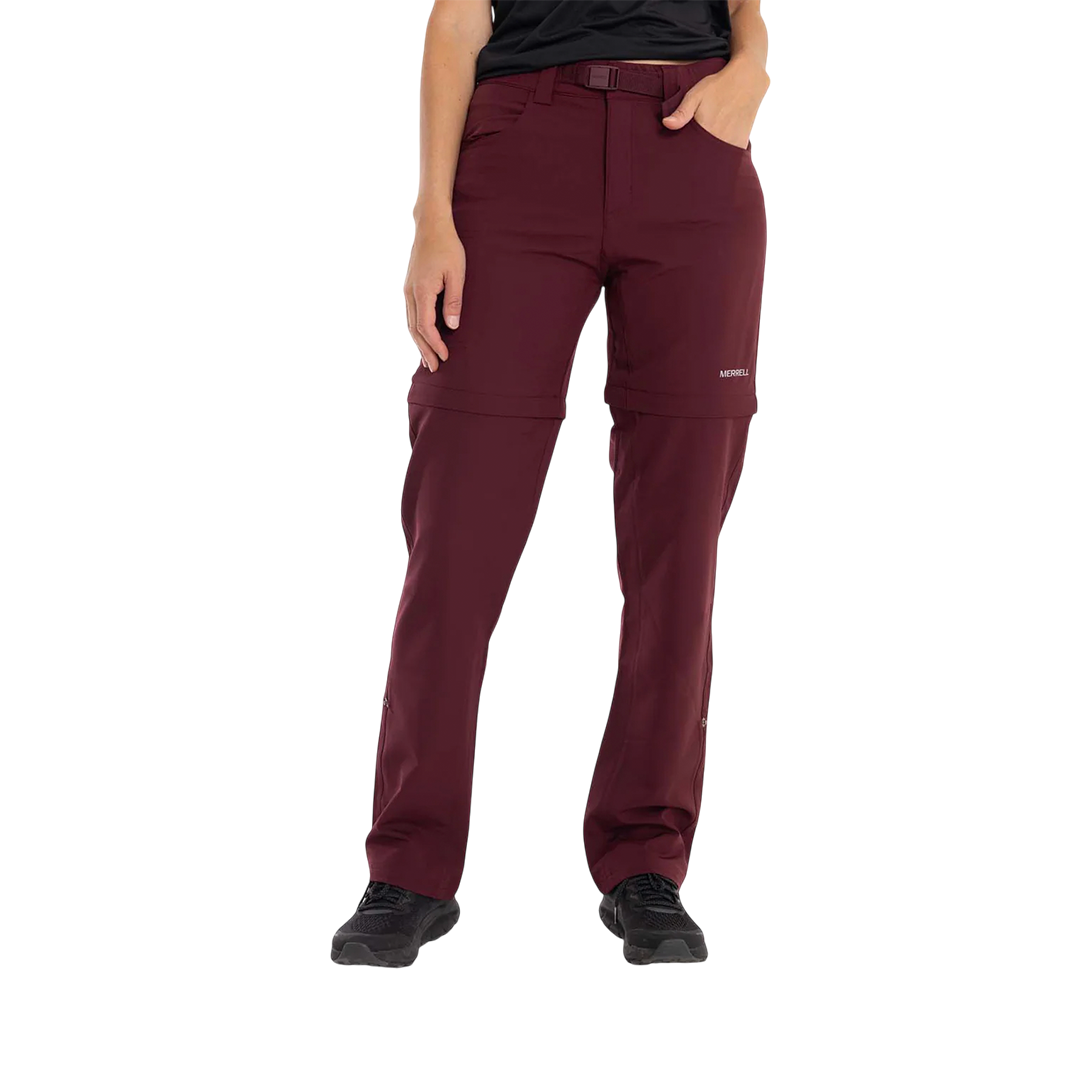 Pantalón chino Way para mujer color vino