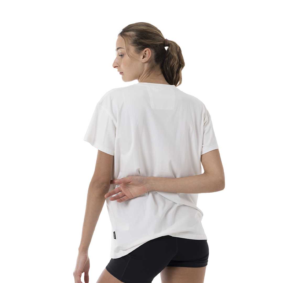 Camiseta Bigprint Bamboo para mujer color blanco